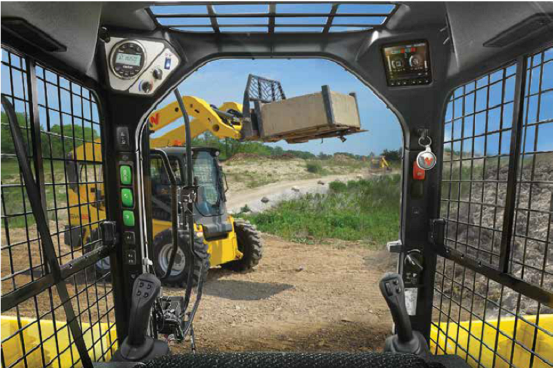 мини-погрузчики с боковым поворотом